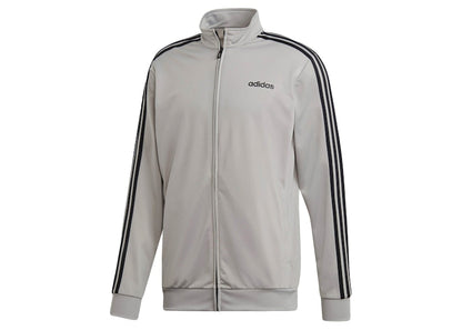 adidas Essentials 3-Stripes Tricot Track Jacket Solid Grey/Black