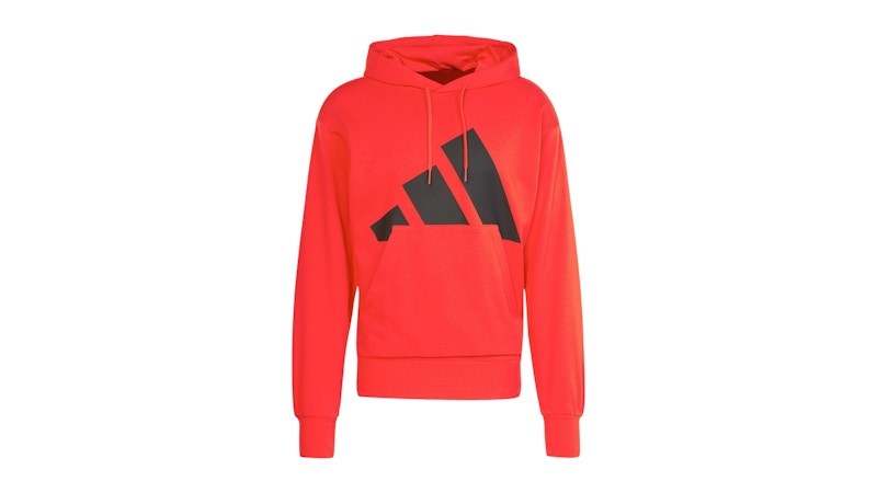 adidas Essentials Big Logo French Terry Hoodie Pure Ruby/Black