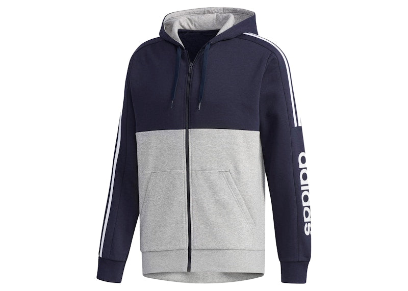 adidas Essentials Colorblock Track Jacket Legend Ink/Medium Grey Heather/White