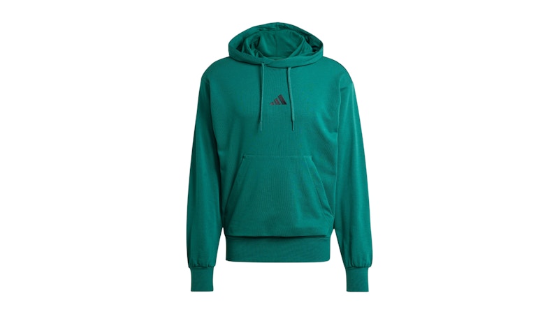 adidas Essentials Feelcozy French Terry Hoodie Collegiate Green/Black
