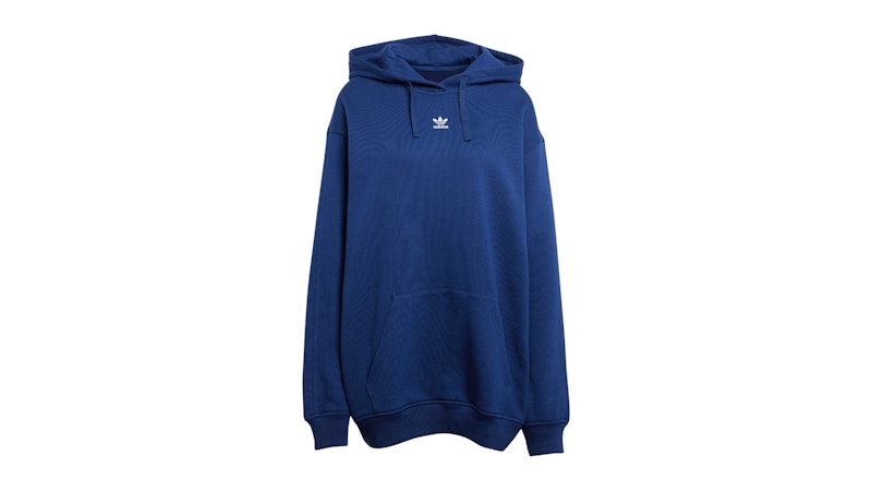 adidas Essentials Loose French Terry Hoodie Night Indigo