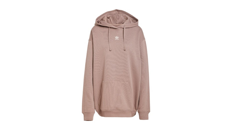 adidas Essentials Loose French Terry Hoodie Trace Brown