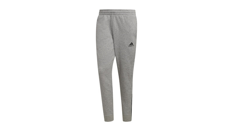 adidas Essentials Matte Cut 3-Stripes Pants Medium Grey Heather/Black
