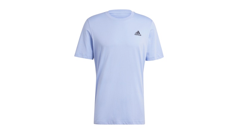 adidas Essentials Single Jersey Embroidered Small Logo T-Shirt Blue Spark