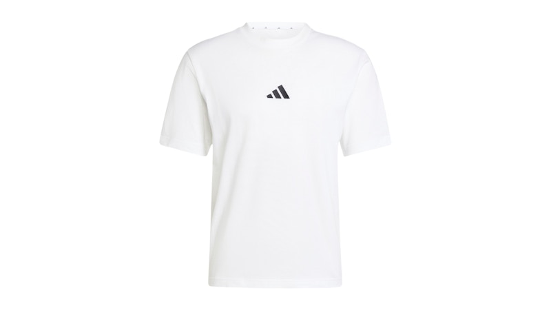adidas Essentials Small Logo Single Jersey T-Shirt White/Black