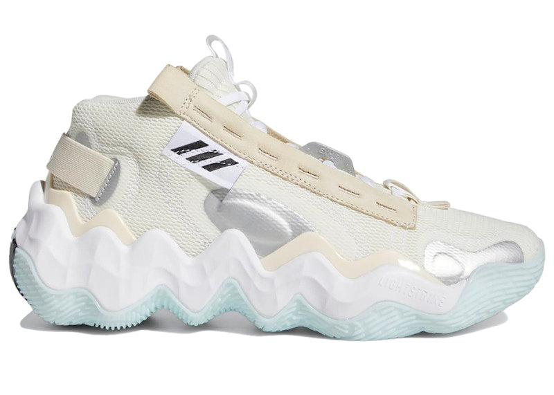 adidas Exhibit B Candace Parker Mid Off White Silver Ecru Tint (Women's)