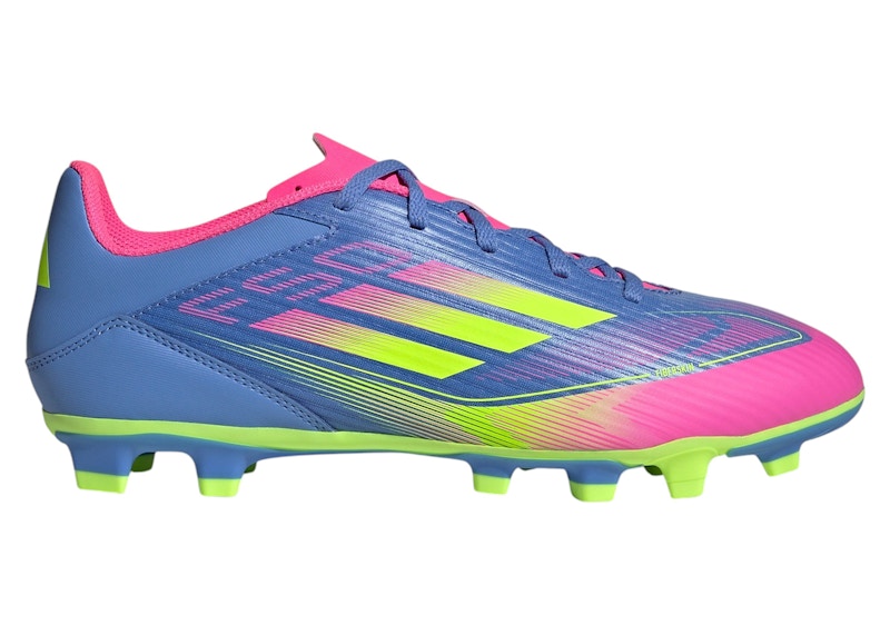 adidas F50 Club FG/MG Blue Fusion Lucid Lemon Lucid Pink