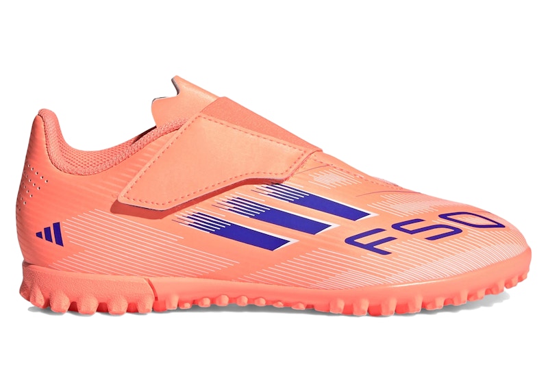 adidas F50 Club Hook-and-Loop TF Coral Blaze Pack (Kids)