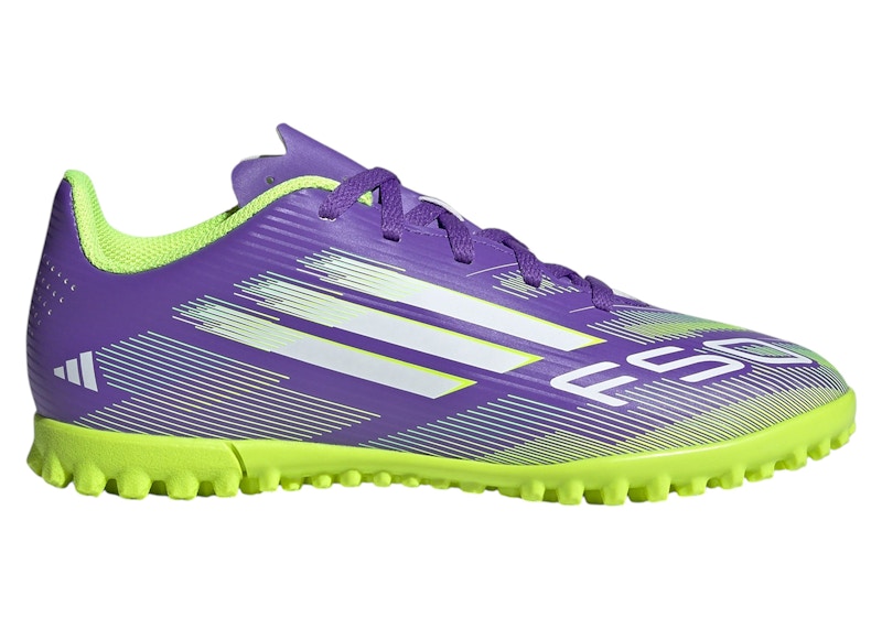 adidas F50 Club TF Purple Rush Cloud White Lucid Lemon (GS)