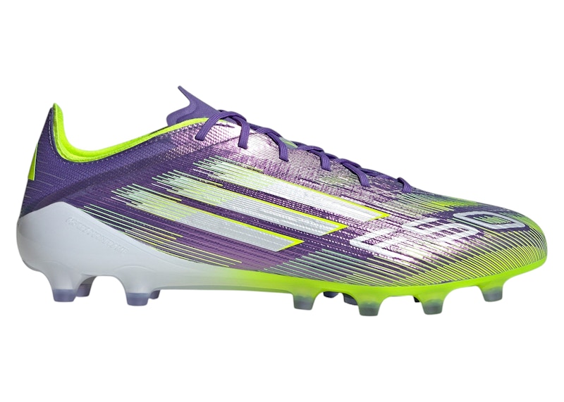 adidas F50 Elite AG Purple Rush Cloud White Lucid Lemon