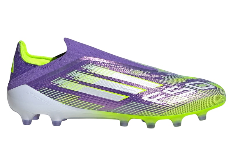 adidas F50 Elite Laceless AG Purple Rush Cloud White Lucid Lemon
