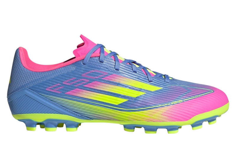 adidas F50 League AG Blue Fusion Lucid Lemon Lucid Pink