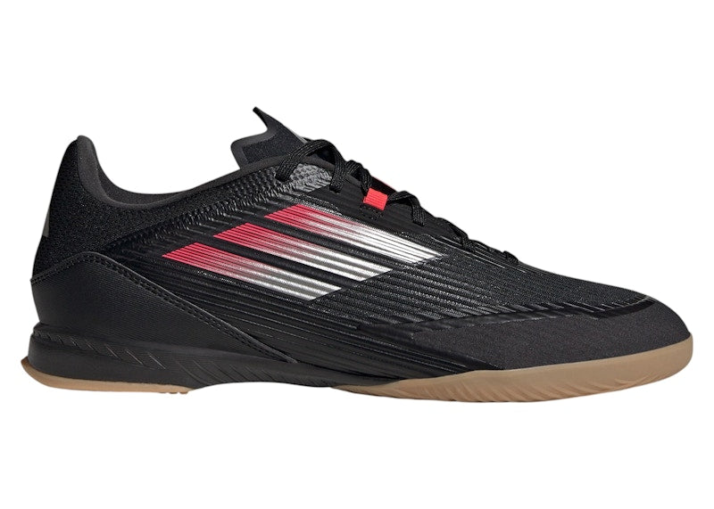 adidas F50 League Indoor Black Iron Metallic Lucid Red