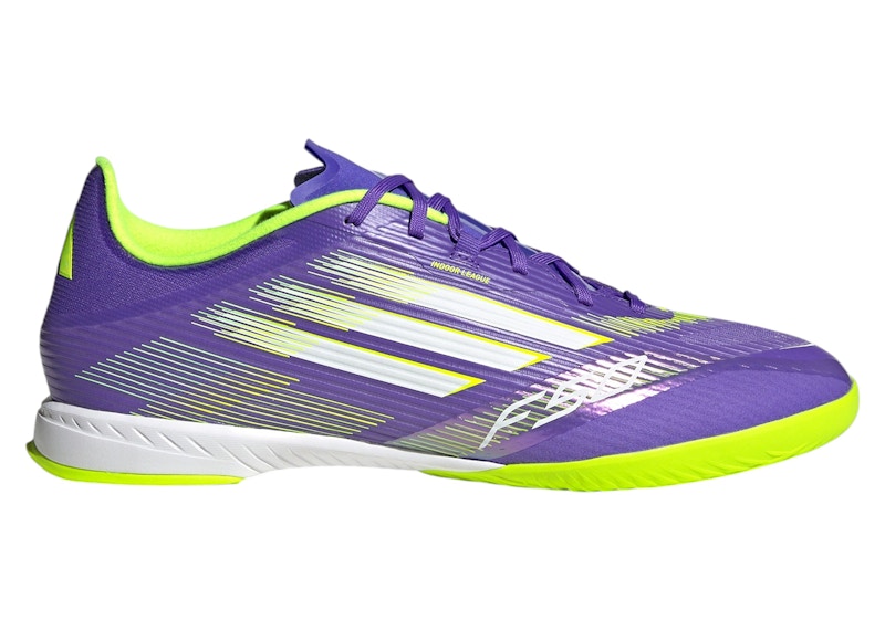 adidas F50 League Indoor Purple Rush Cloud White Lucid Lemon