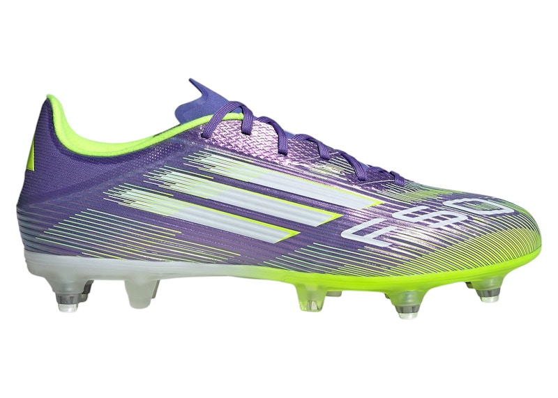 adidas F50 League SG Purple Rush Cloud White Lucid Lemon