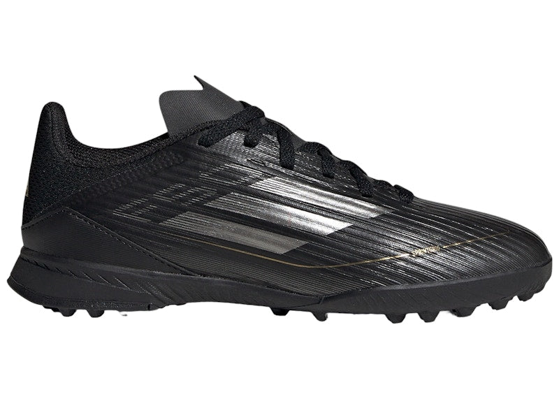 adidas F50 League Turf Core Black Iron Metallic Gold Metallic (GS)
