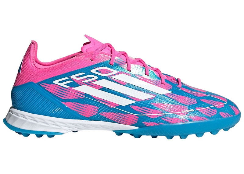 adidas F50 Pro Turf Solar Blue Cloud White Solar Pink
