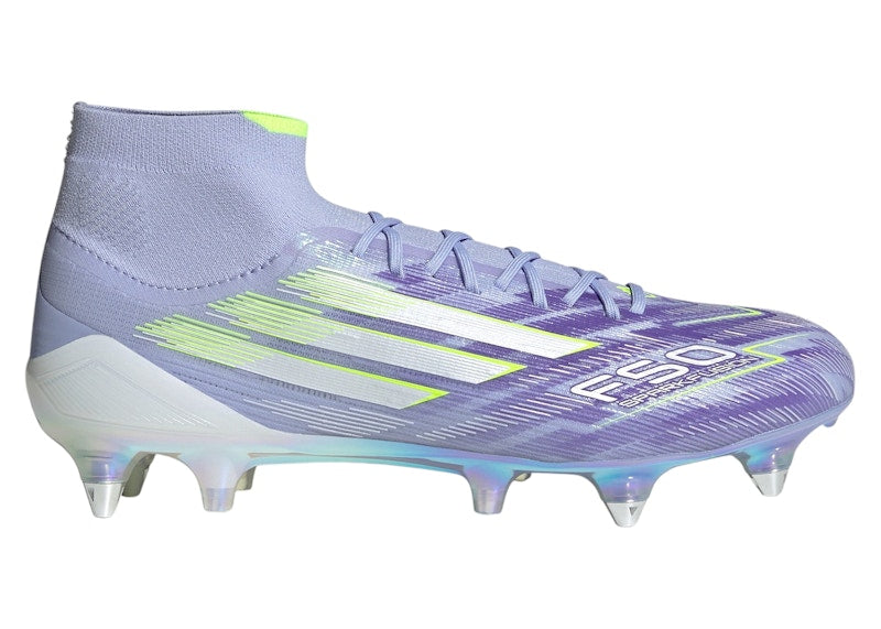 adidas F50 Sparkfusion Elite Mid SG Violet Tone Lucid Lemon Purple Rush (Women's)