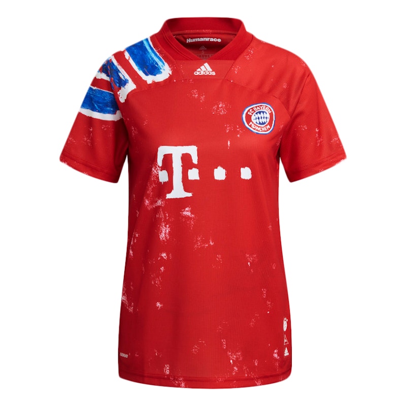 adidas FC Bayern Human Race Womens Jersey True Red/White