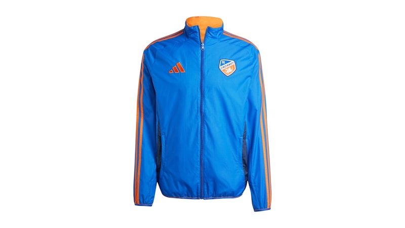 adidas FC Cincinnati Reversible Anthem Jacket Power Blue