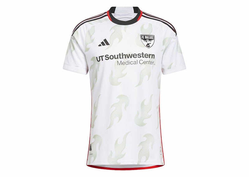 adidas FC Dallas 23/24 Away Authentic Jersey White/Black