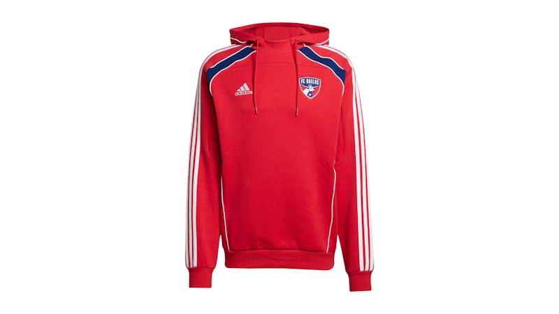 adidas FC Dallas UBP Travel Hoodie Blaze Red