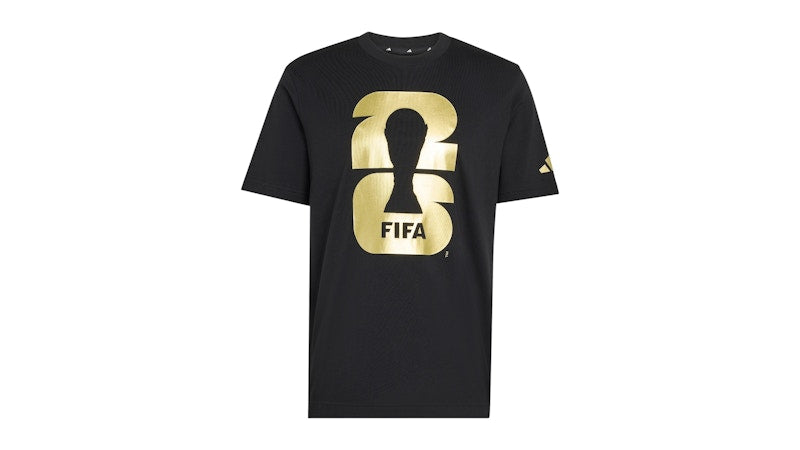 adidas FIFA World Cup 202026 Official Emblem T-Shirt Black