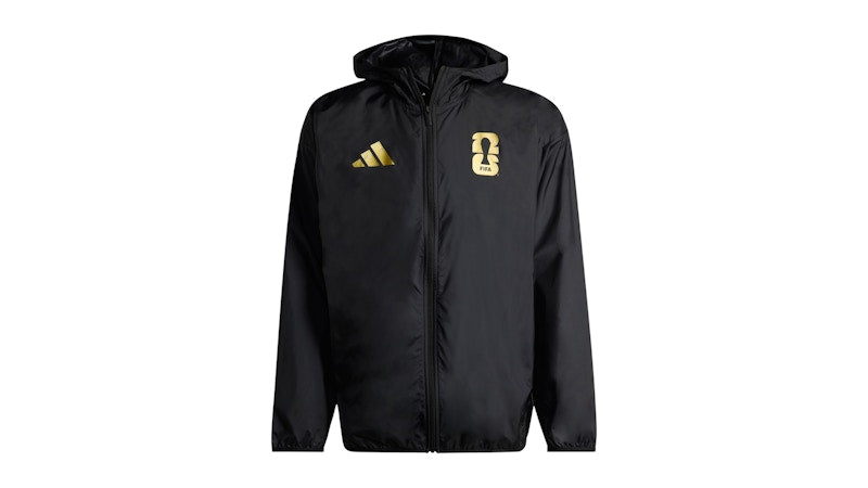 adidas FIFA World Cup 202026 Official Emblem Windbreaker Jacket Black