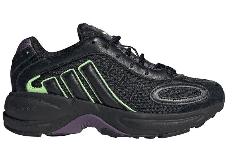 adidas Falcon Galaxy Core Black Green Spark (Women's)