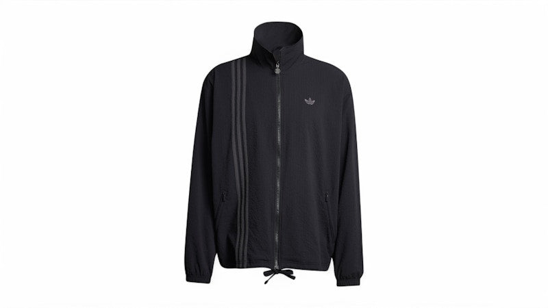 adidas Fashion Seersucker Firebird Track Top Black