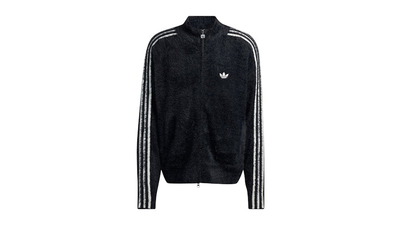 adidas Faux Mohair Classic Tracktop Black Off White
