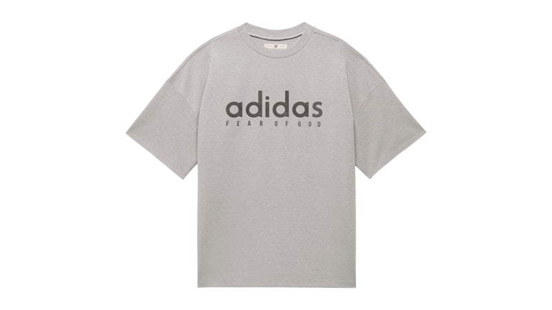 adidas Fear Of God Athletics Quickdry Jersey S/S Tee Medium Grey Heather