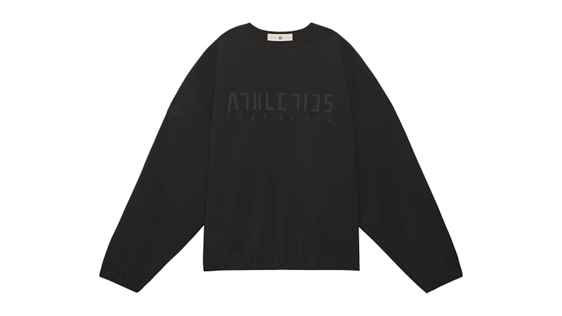 adidas Fear Of God Athletics Suede Fleece Crewneck Black