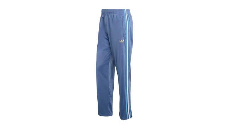 adidas Firebird Track Pants Crew Blue Light Blue White