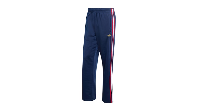 adidas Firebird Track Pants Night Indigo Better Scarlet White