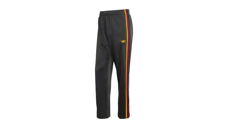 adidas Firebird Track Pants Utility Black Collegiate Gold Team Power Red