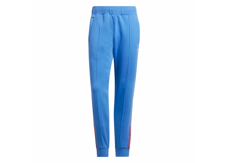 adidas Fleece SST Track Pants Pulse Blue/Vivid Red