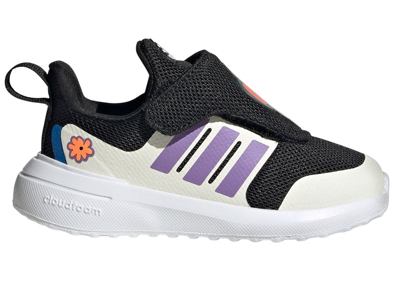 adidas Fortarun 2.0 Core Black Violet Fusion Gum (TD)