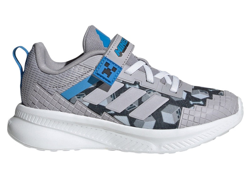 adidas Fortarun 4.0 Minecraft Grey Lucid Ray Blue (PS)