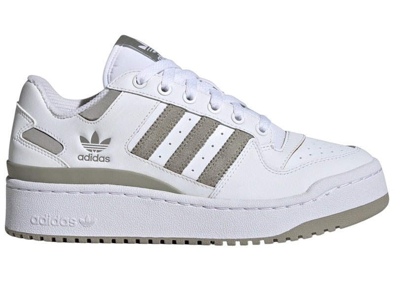 adidas Forum Bold Stripes Cloud White Silver Pebble (Women's)