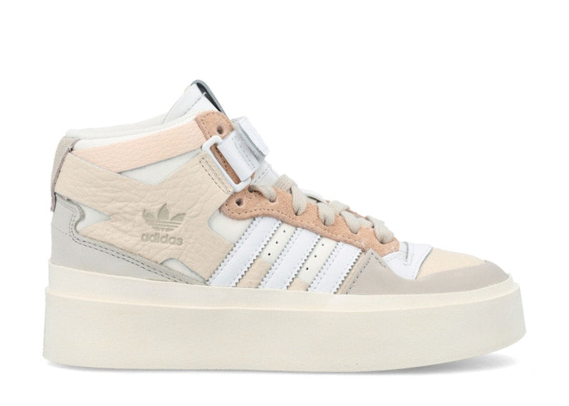 adidas Forum Bonega Mid Ecru Tint Cloud White Bliss Orange (Women's)