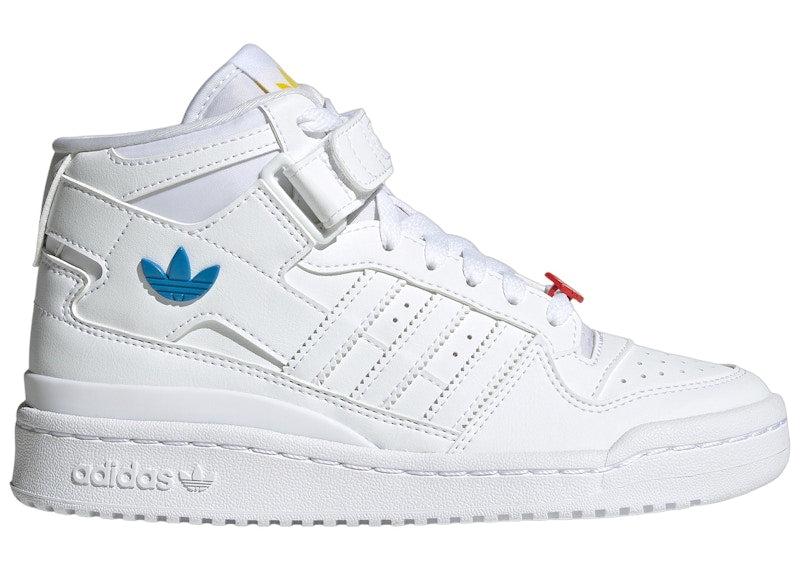 adidas Forum Cloud White Red Bright Blue (GS)