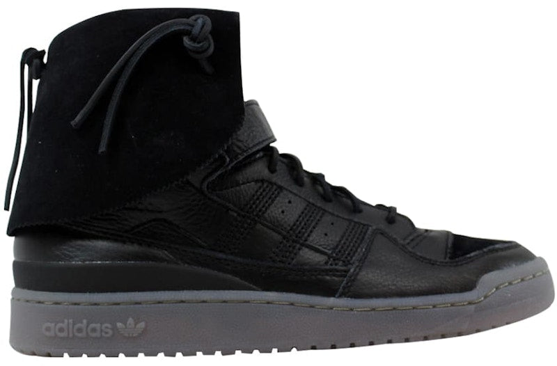 adidas Forum Hi Moc Black/Black-Clay