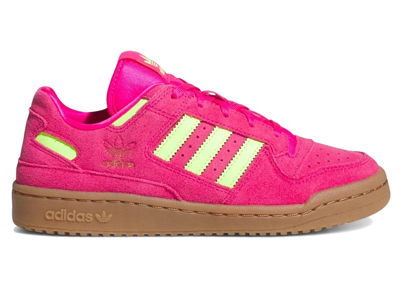 adidas Forum Low CL Shock Pink Lucid Lemon (Women's)