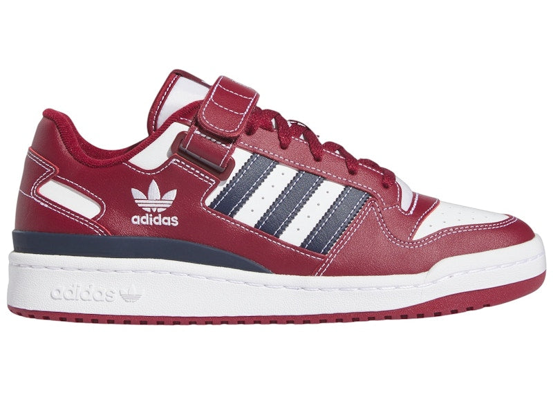 adidas Forum Low Team Collegiate Burgundy Cloud White Collegiate Navy