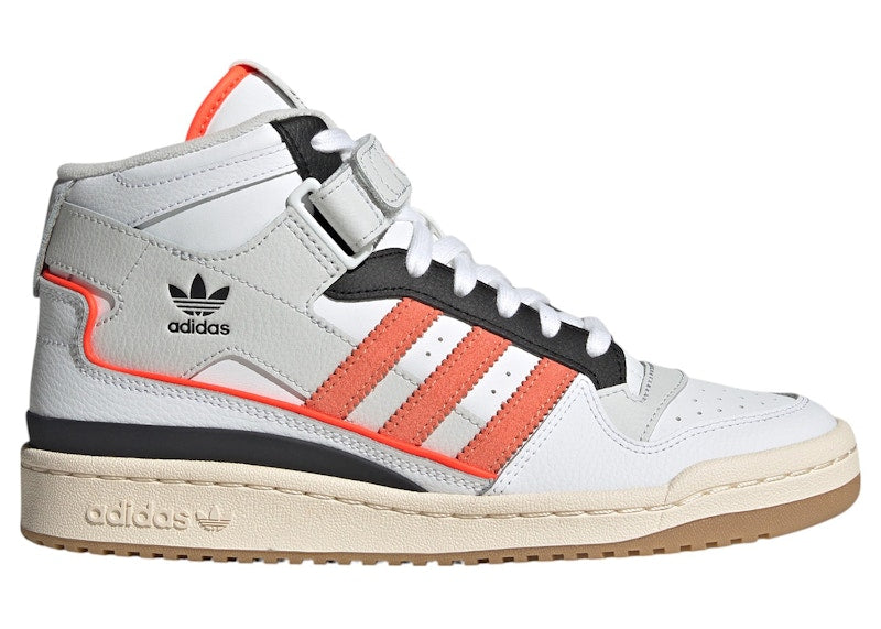 adidas Forum Mid Cloud White Semi Coral Fusion Solar Red (Women's)