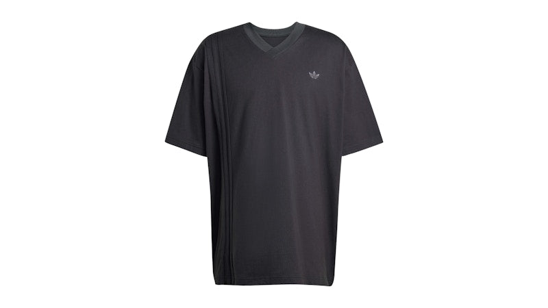 adidas Front 3-Stripes Tee Black