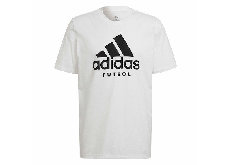 adidas Futbol Logo Tee White