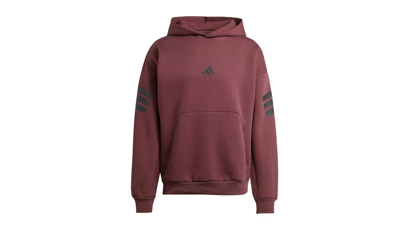 adidas Future Icons 3-Stripes Hoodie Aurora Ruby/Brown