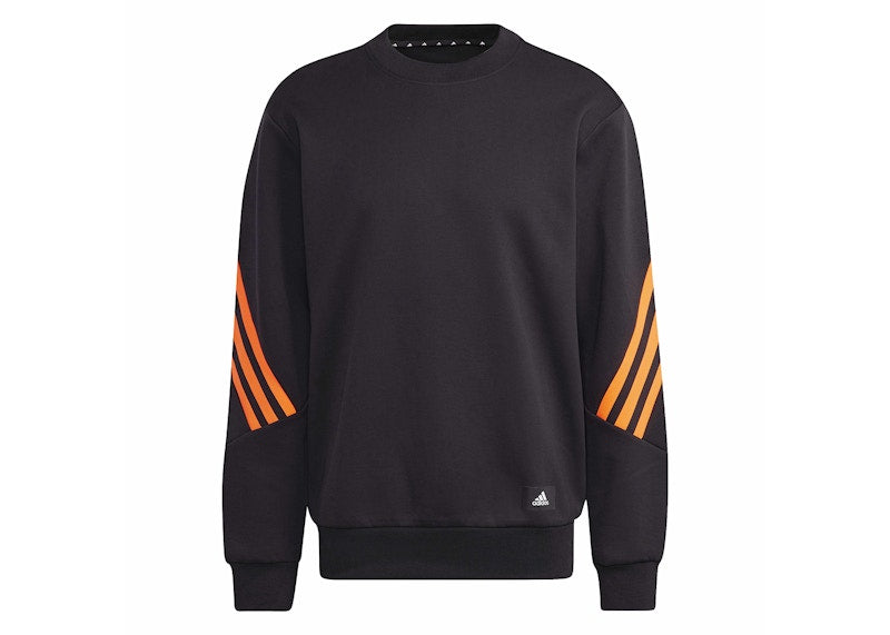 adidas Future Icons 3-Stripes Sweatshirt Black/Hi-Res Red